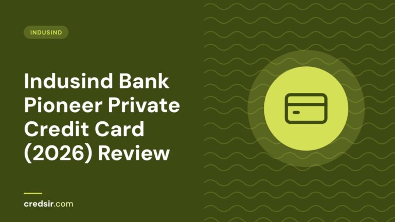 Credsir IndusInd guide cover with a credit card icon
