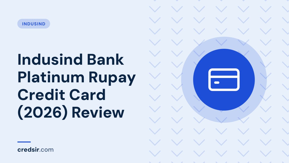 Credsir IndusInd guide cover with a credit card icon