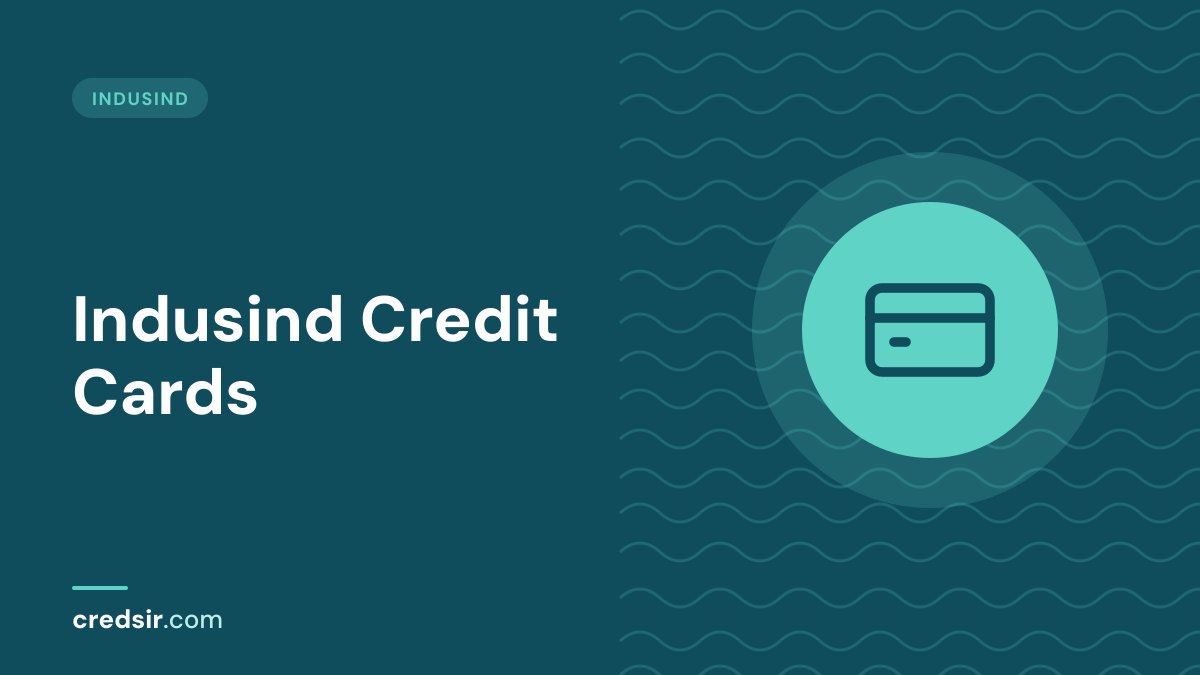 Credsir IndusInd guide cover with a credit card icon