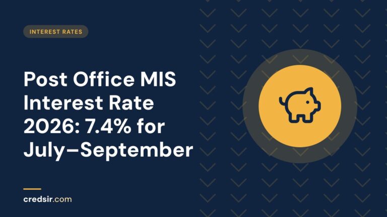 Credsir Interest Rates guide cover with a piggy bank icon
