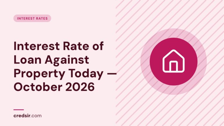 Credsir Interest Rates guide cover with a house icon