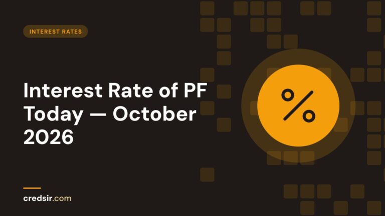 Credsir Interest Rates guide cover with a percent icon