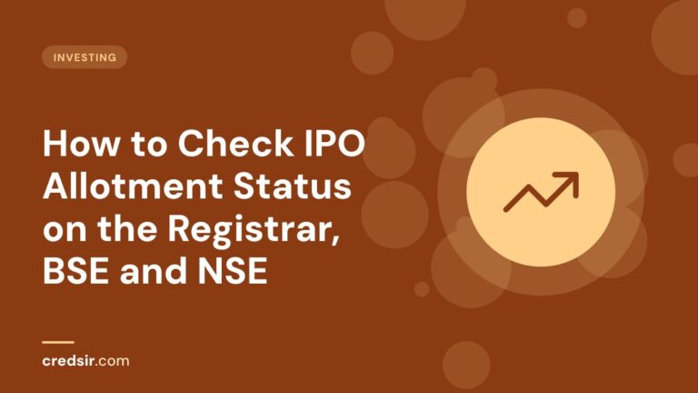 Credsir Investing guide cover with a trending up icon