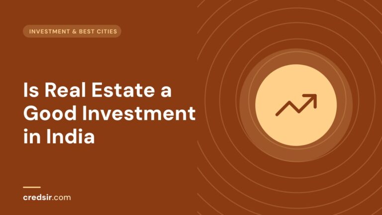 Credsir Investment & Best Cities guide cover with a trending up icon