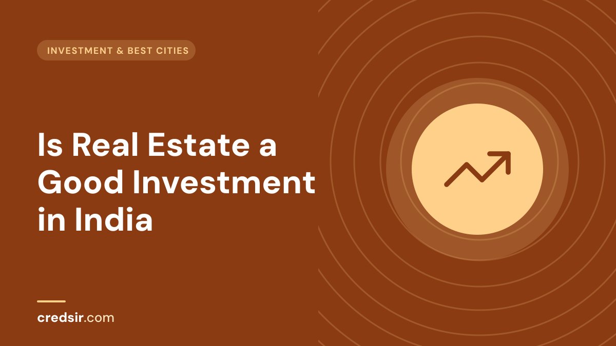 Credsir Investment & Best Cities guide cover with a trending up icon