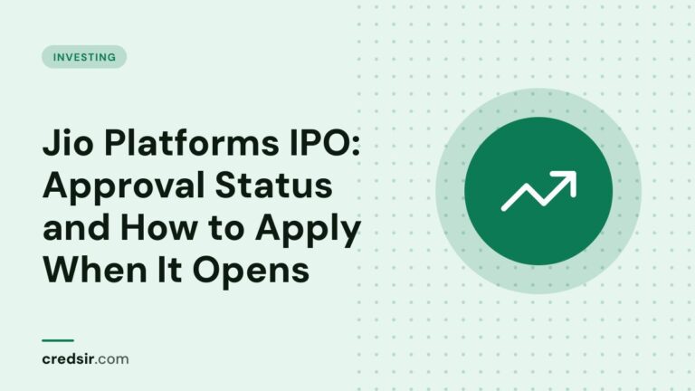 Credsir Investing guide cover with a trending up icon