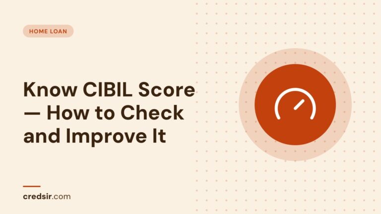Credsir Home Loan guide cover with a gauge icon