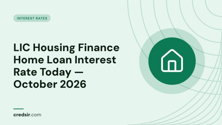 Credsir Interest Rates guide cover with a house icon