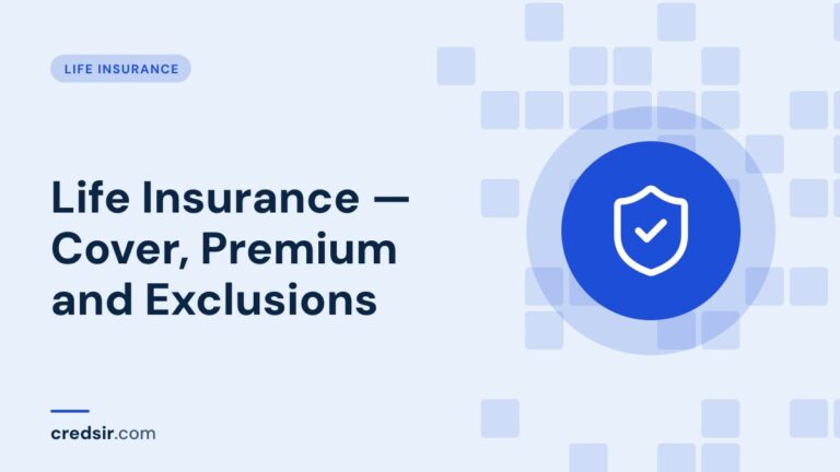 Credsir life insurance guide cover with a shield check icon