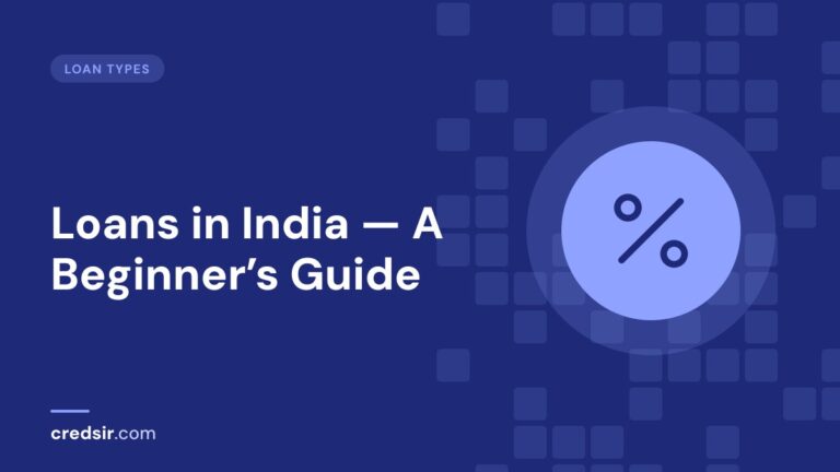 Credsir Loan Types guide cover with a percent icon
