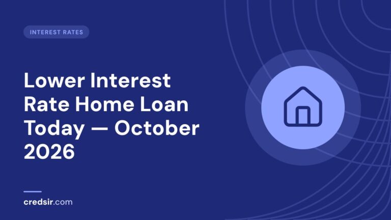 Credsir Interest Rates guide cover with a house icon