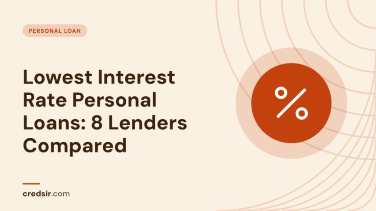 Credsir Personal Loan guide cover with a percent icon