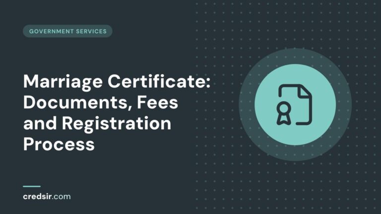 Credsir Government Services guide cover with a file badge icon