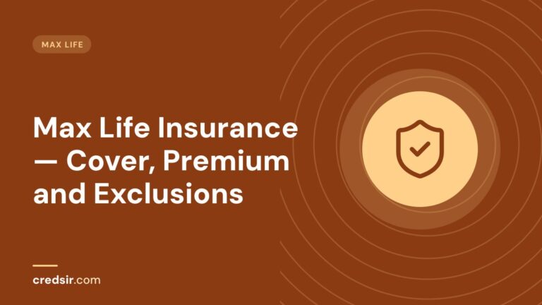 Credsir Max Life guide cover with a shield check icon