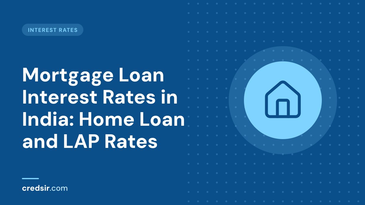 Credsir Interest Rates guide cover with a house icon