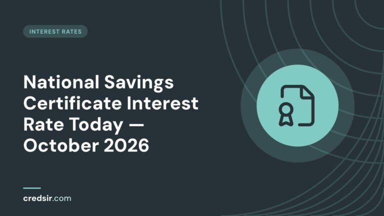 Credsir Interest Rates guide cover with a file badge icon