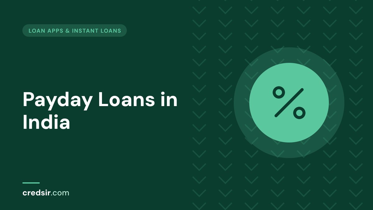 Credsir Loan Apps & Instant Loans guide cover with a percent icon