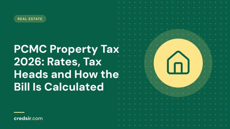 Credsir Real Estate guide cover with a house icon