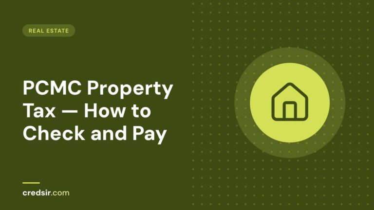 Credsir Real Estate guide cover with a house icon