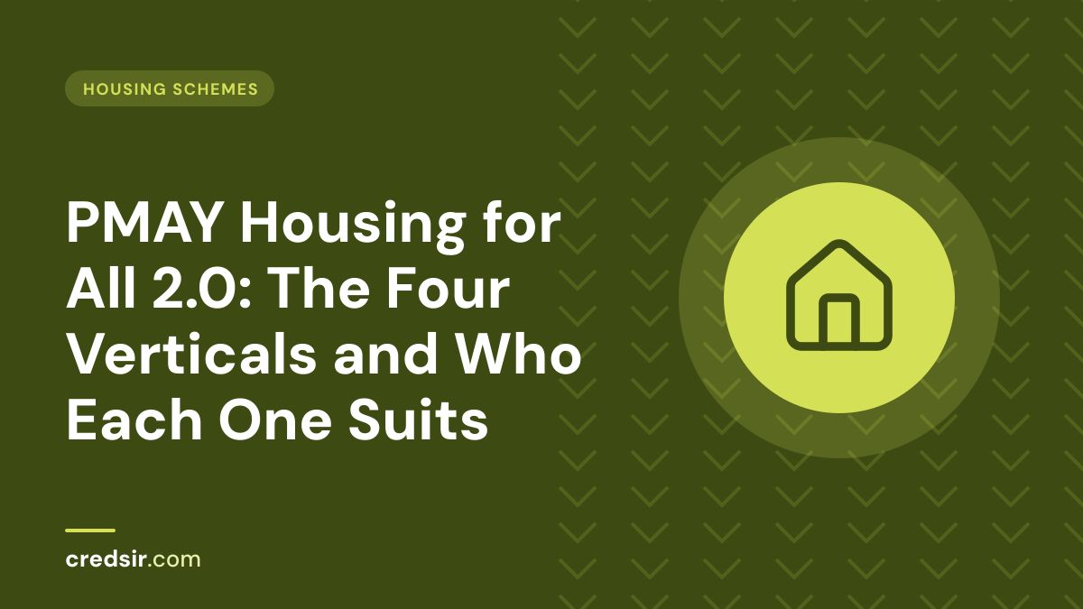 Credsir Housing Schemes guide cover with a house icon