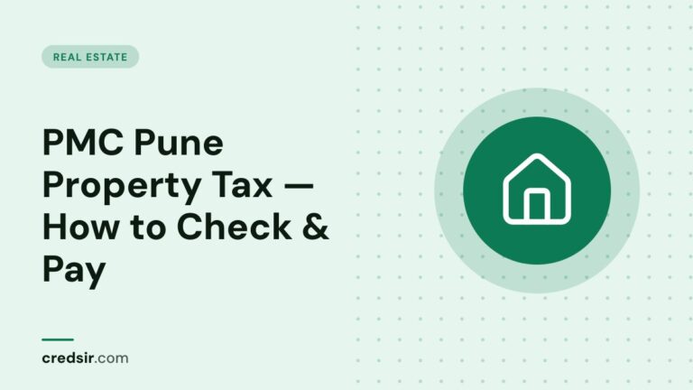 Credsir Real Estate guide cover with a house icon