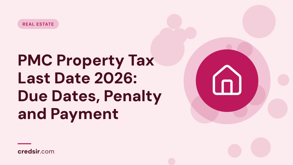 Credsir Real Estate guide cover with a house icon