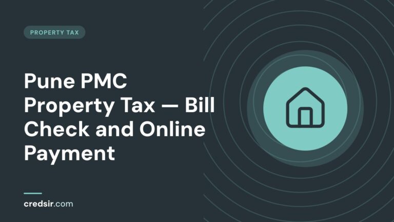 Credsir Property Tax guide cover with a house icon