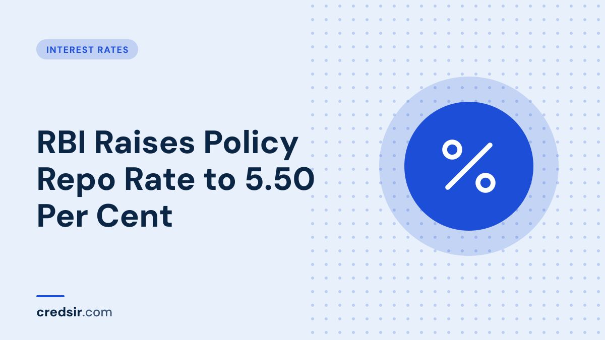 Credsir Interest Rates guide cover with a percent icon