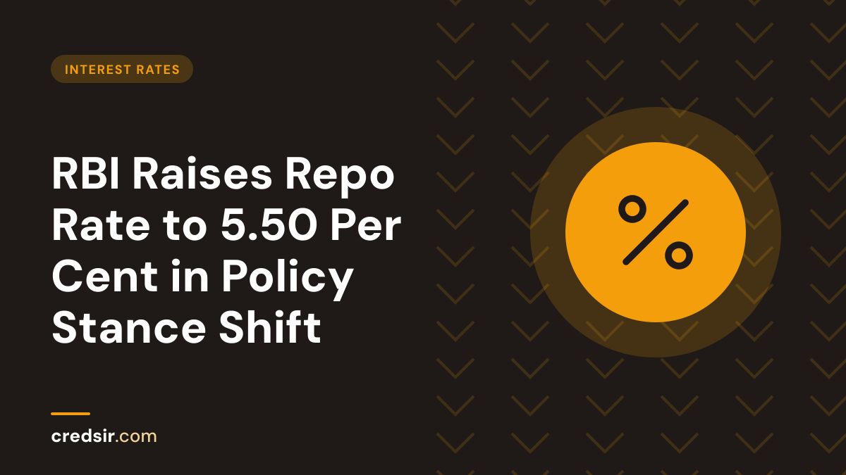 Credsir Interest Rates guide cover with a percent icon