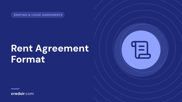 Credsir Renting & Lease Agreements guide cover with a scroll text icon