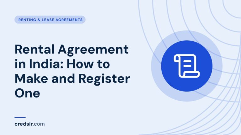 Credsir Renting & Lease Agreements guide cover with a scroll text icon