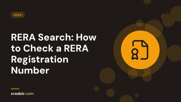 Credsir RERA guide cover with a file badge icon