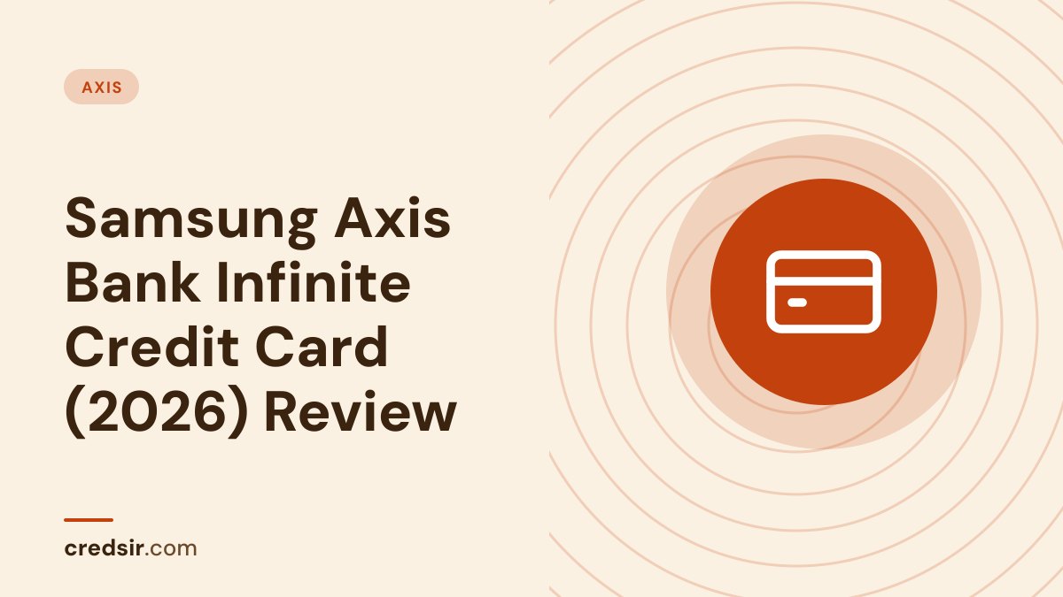 Credsir Axis guide cover with a credit card icon