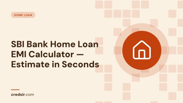 Credsir Home Loan guide cover with a house icon