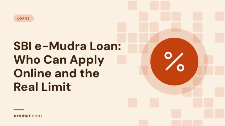 Credsir Loans guide cover with a percent icon