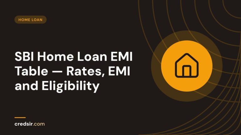 Credsir Home Loan guide cover with a house icon