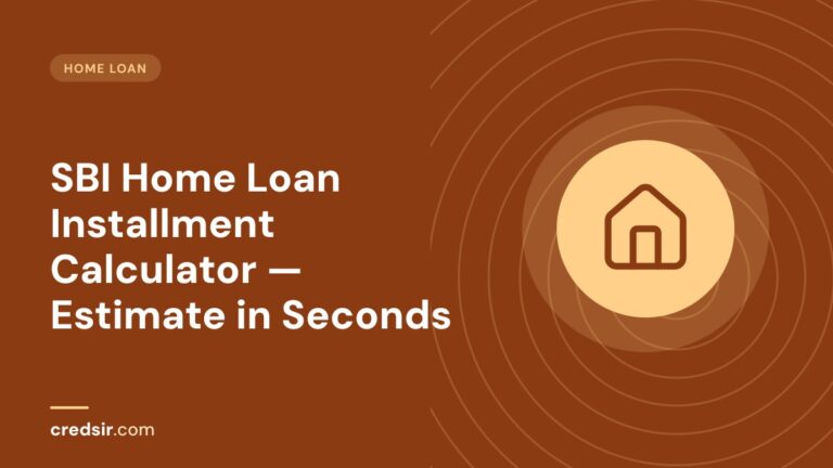 Credsir Home Loan guide cover with a house icon