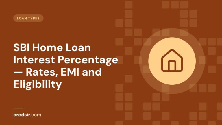 Credsir Loan Types guide cover with a house icon
