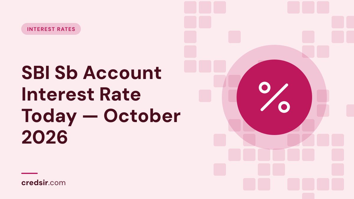 Credsir Interest Rates guide cover with a percent icon