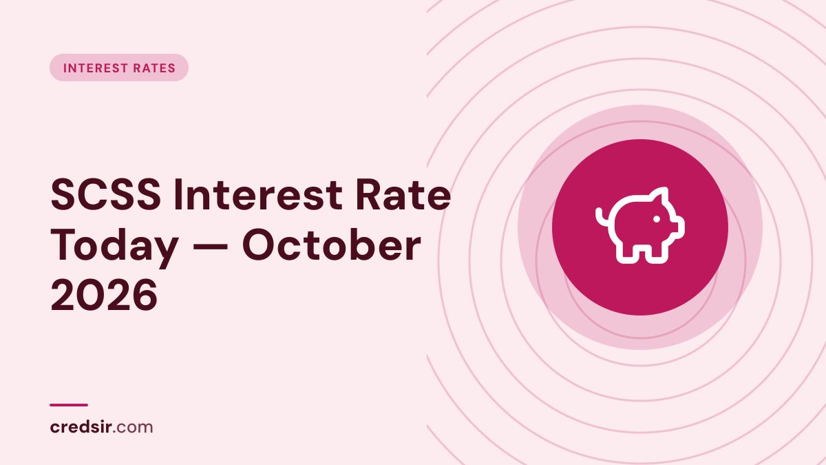 Credsir Interest Rates guide cover with a piggy bank icon