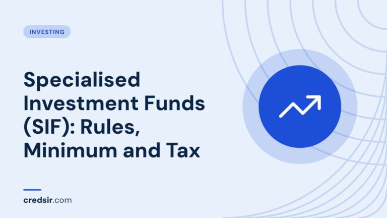 Credsir Investing guide cover with a trending up icon