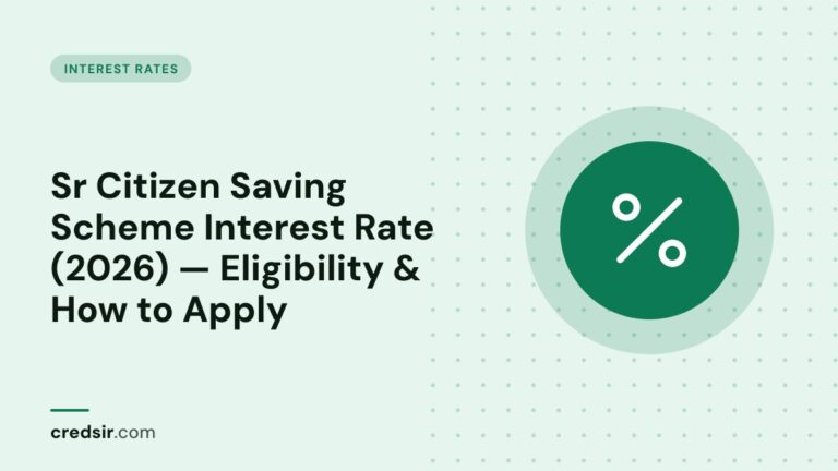 Credsir Interest Rates guide cover with a percent icon