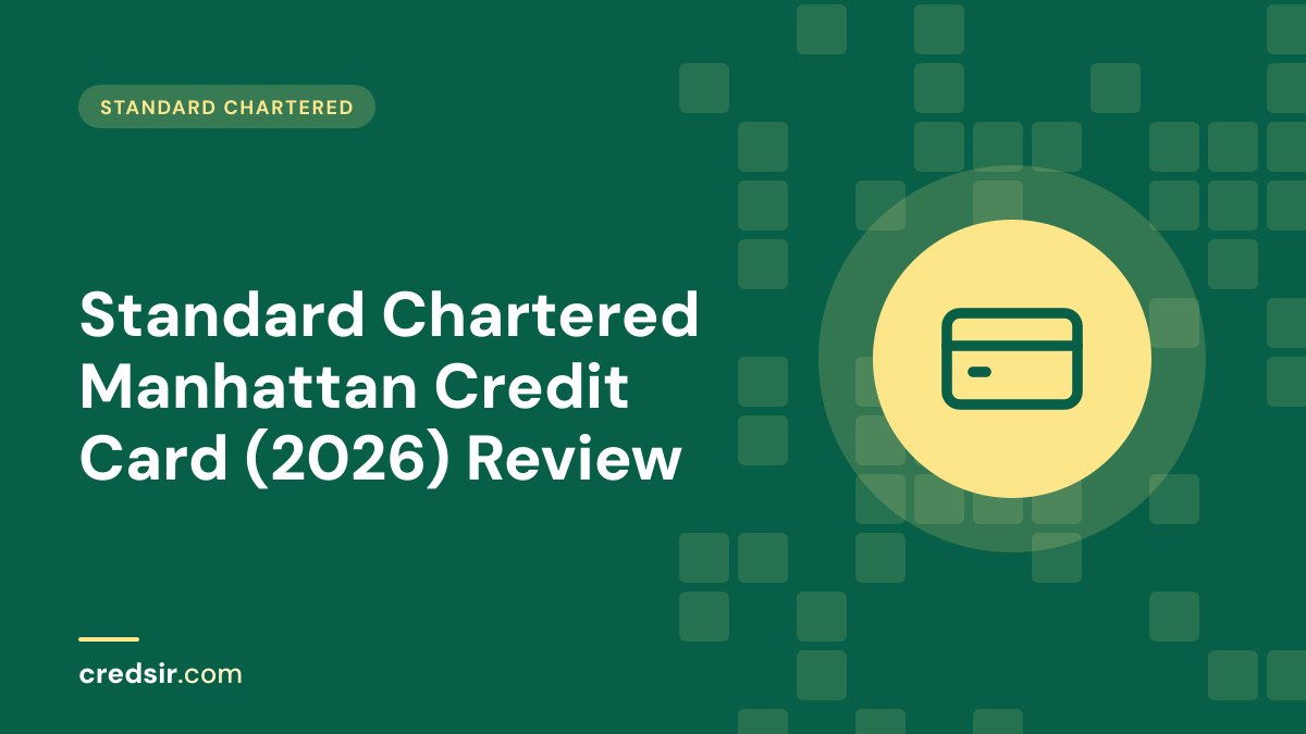 Credsir Standard Chartered guide cover with a credit card icon
