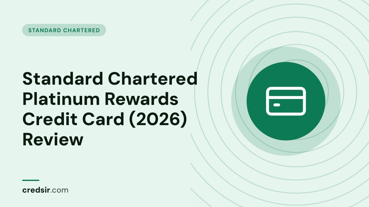 Credsir Standard Chartered guide cover with a credit card icon