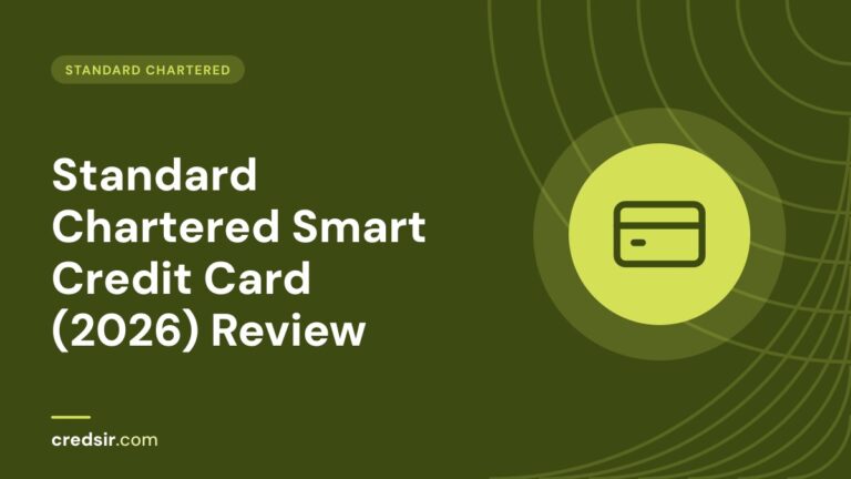 Credsir Standard Chartered guide cover with a credit card icon