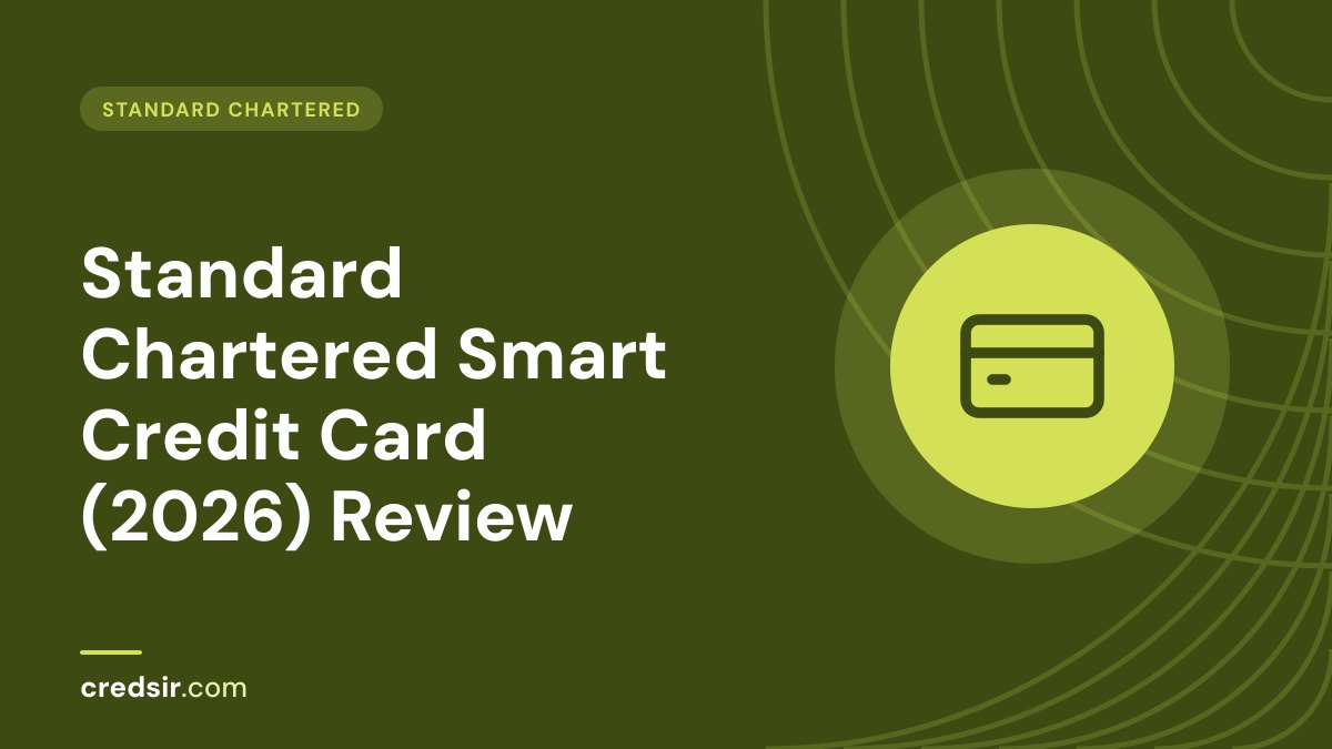 Credsir Standard Chartered guide cover with a credit card icon
