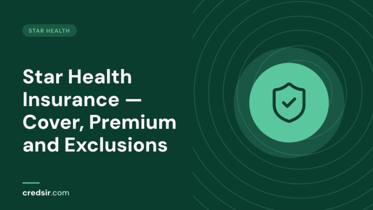 Credsir Star Health guide cover with a shield check icon