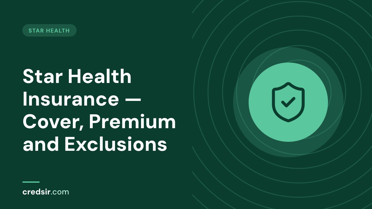 Credsir Star Health guide cover with a shield check icon