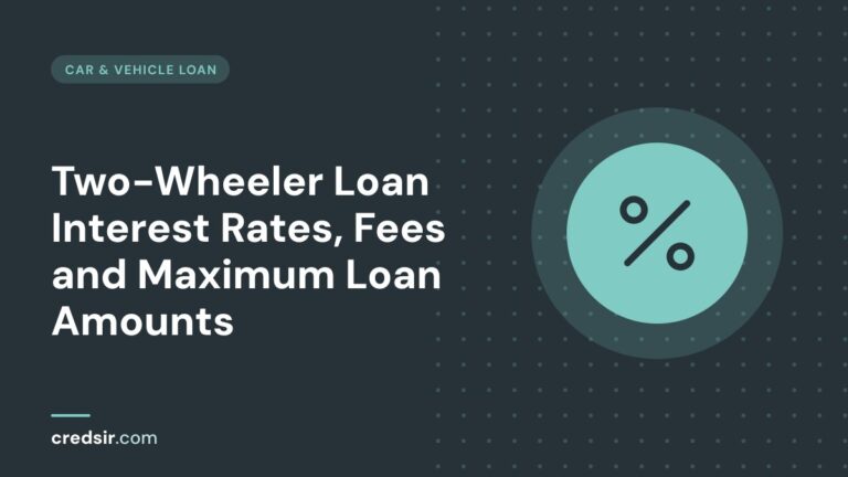 Credsir Car & Vehicle Loan guide cover with a percent icon