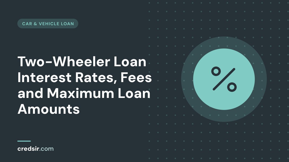 Credsir Car & Vehicle Loan guide cover with a percent icon